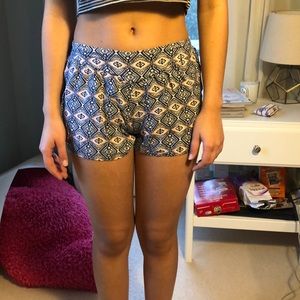 Soft patterned shorts